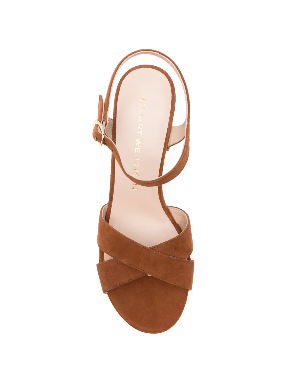 Stuart Weitzman cross-strap platform sandals Bruin