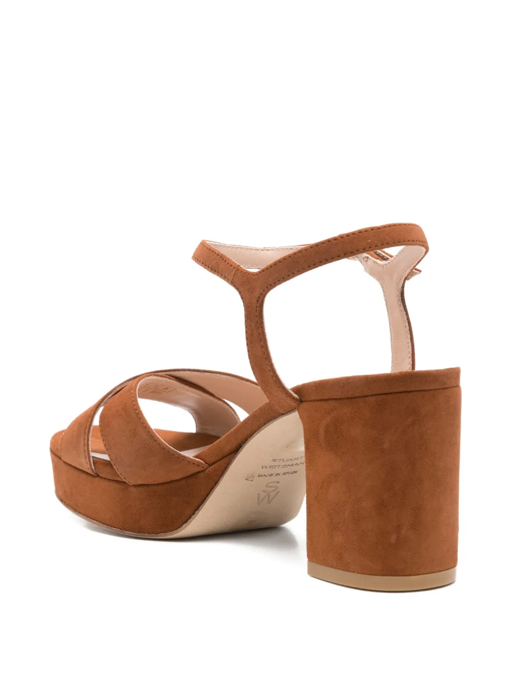 Stuart Weitzman cross-strap platform sandals Bruin