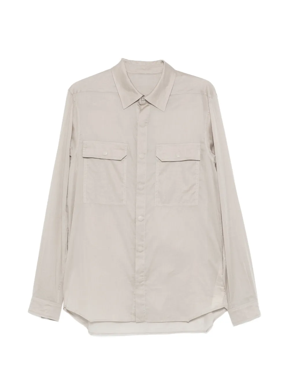 Rick Owens flap-pockets shirt - Grigio