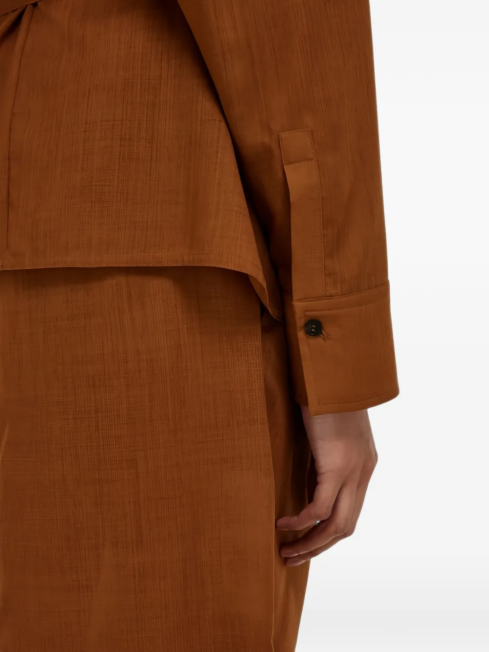 Ferragamo Gedeconstrueerde blazer Bruin