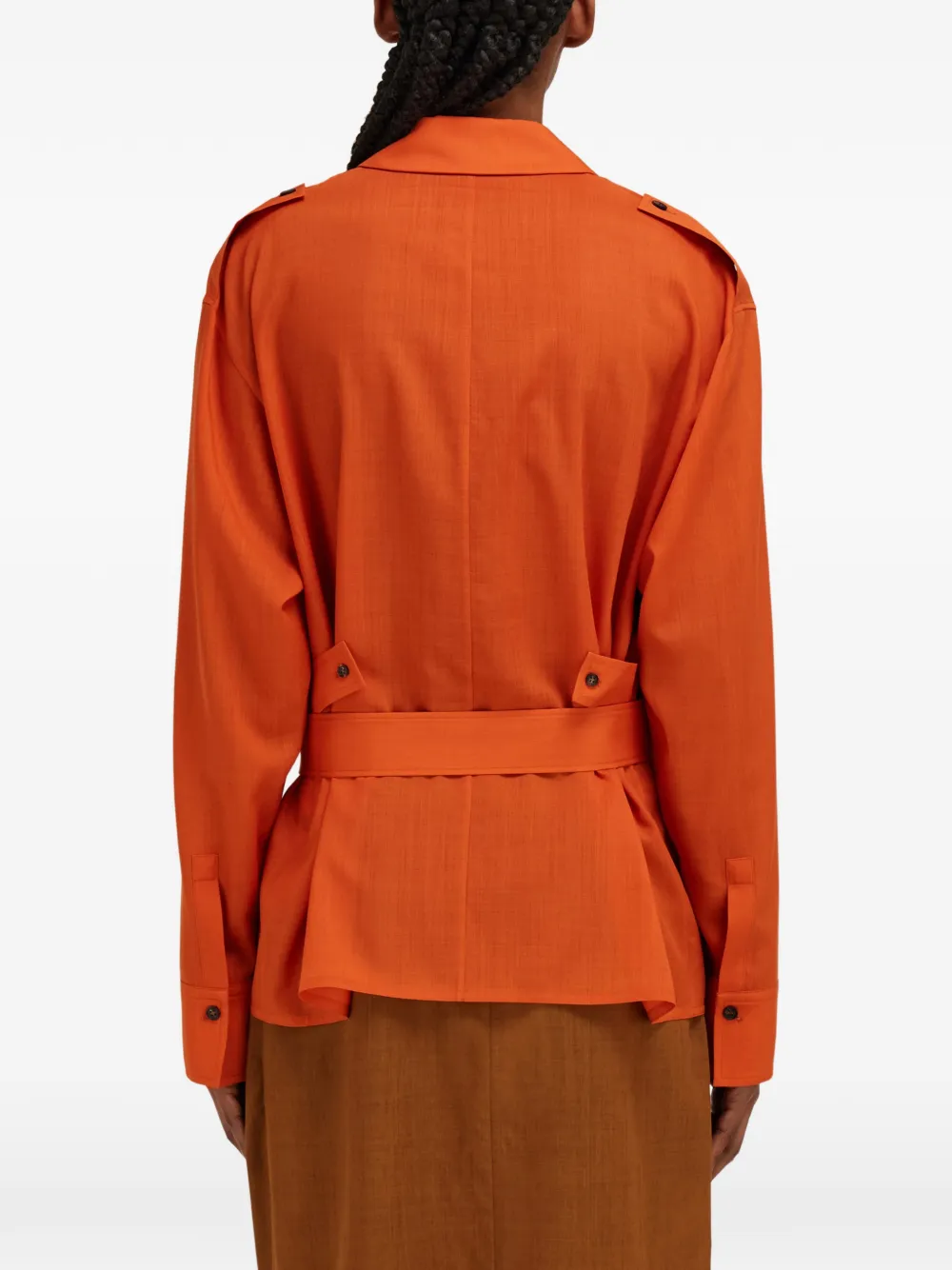 Ferragamo Gedeconstrueerde blazer Oranje