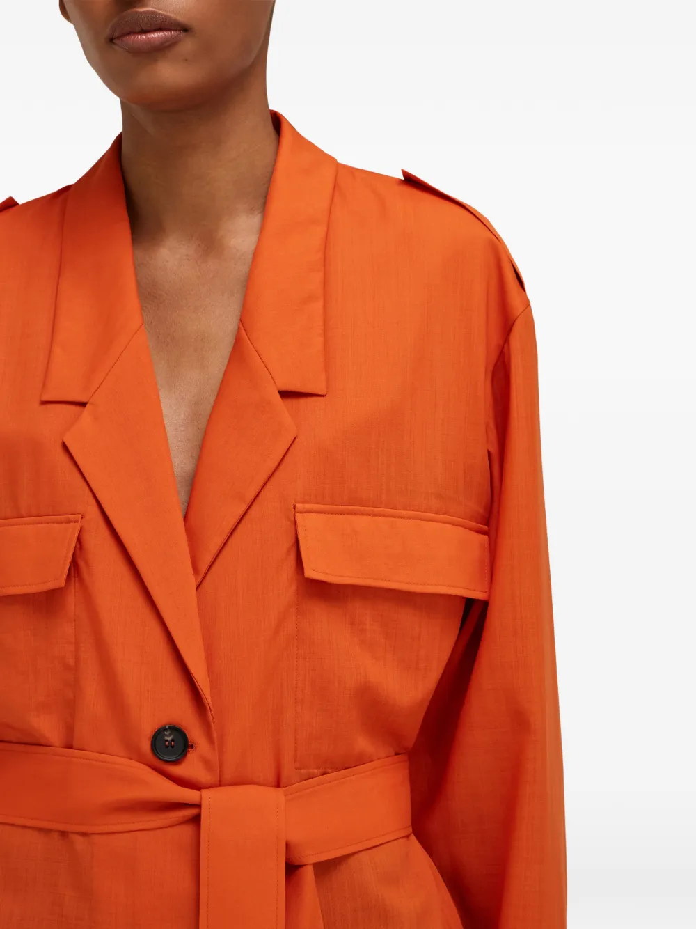 Ferragamo Gedeconstrueerde blazer Oranje