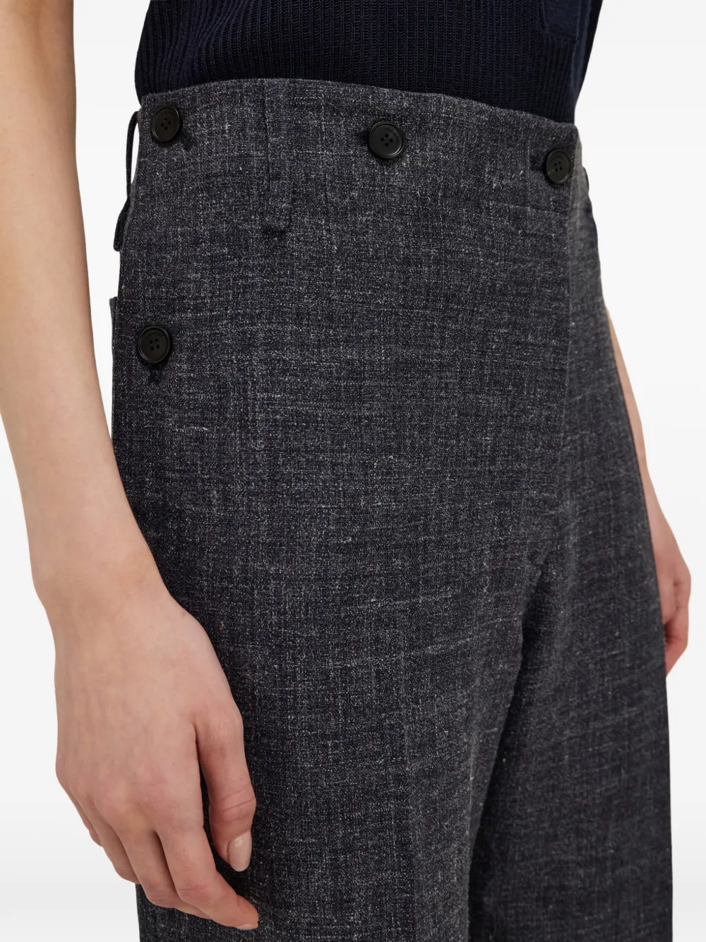 Ferragamo Button-up broek Blauw