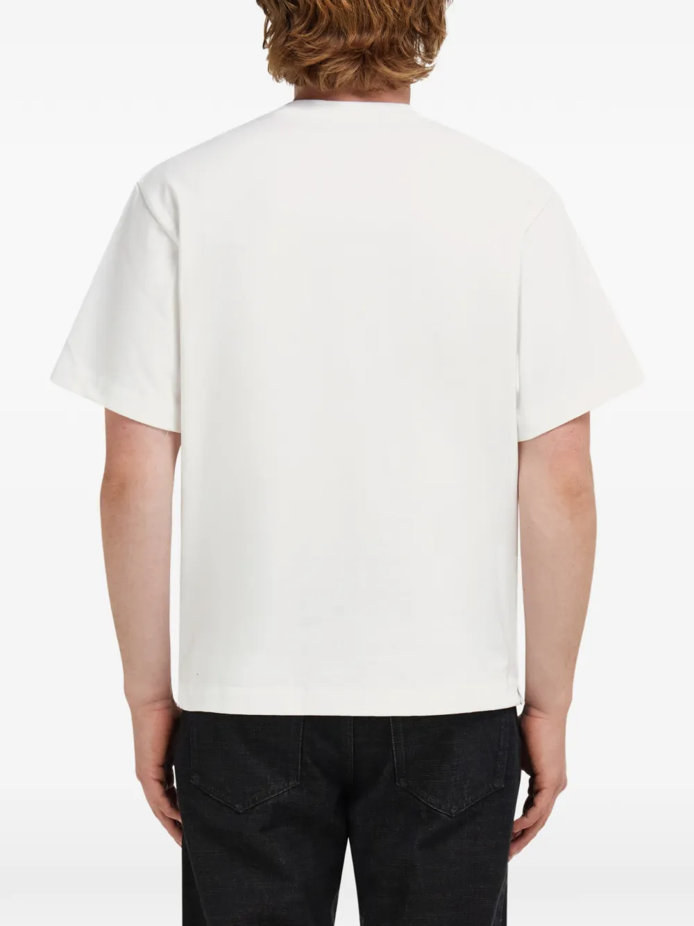 Ferragamo T-shirt met logo Wit