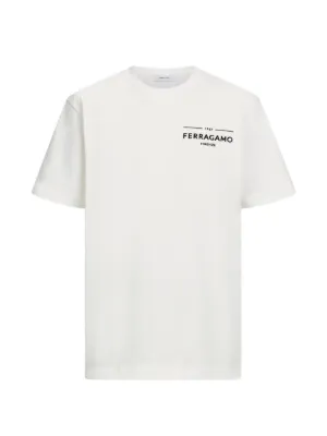 Ferragamo Logo T-shirt | White | FARFETCH ID