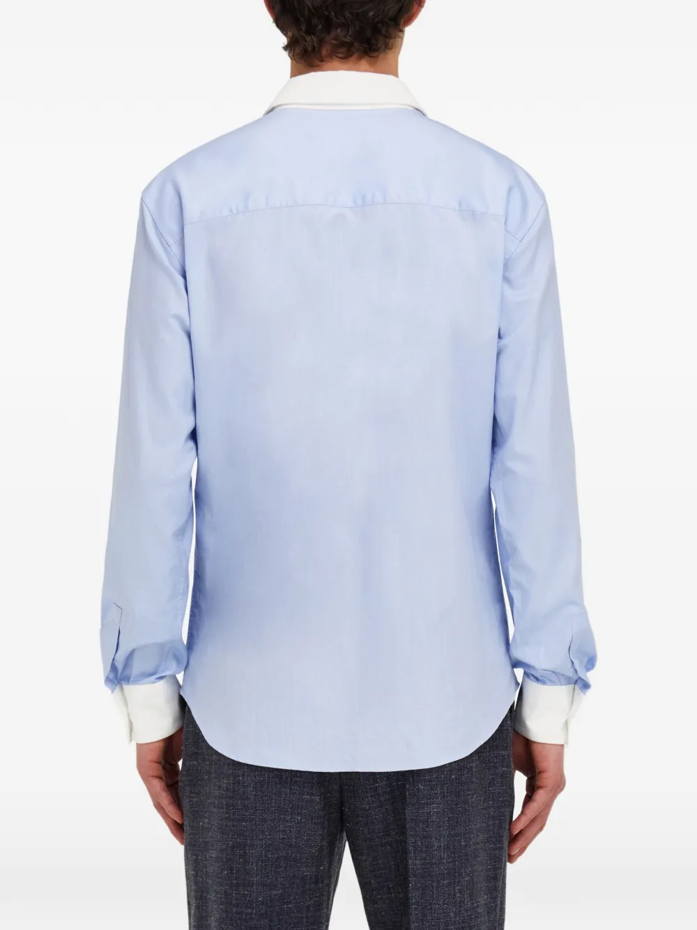 Ferragamo Oxford overhemd Blauw