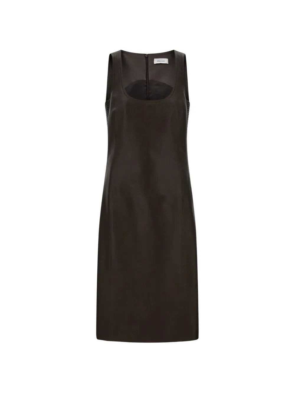 Ferragamo Nappa dress - Brown