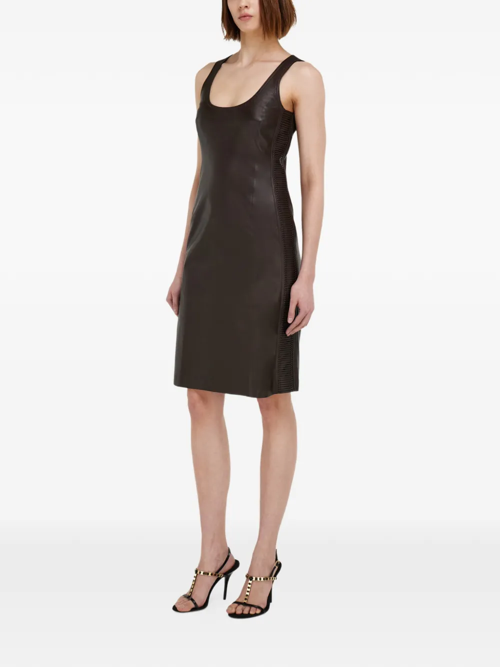 Ferragamo Nappa jurk Bruin