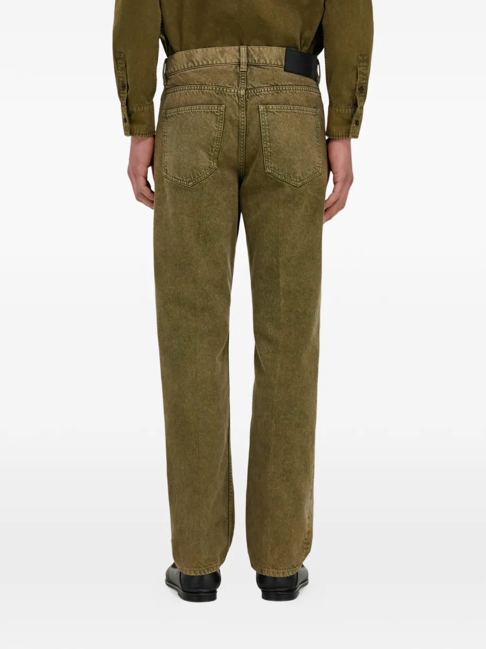 Ferragamo Jeans met vijf zakken Groen