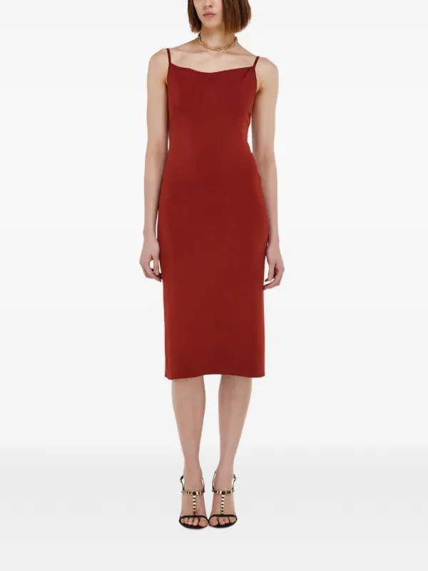 red slip dresses Lace Satin Dress - Slip & Babydolls 5% elastane with a smooth fluid drape and a slight stretch Womens Summer Casual Slip Dresses