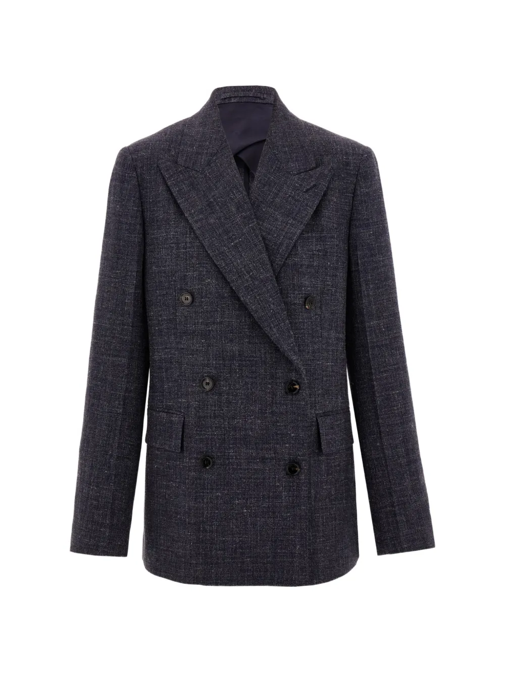 Ferragamo double breasted blazer - Blue