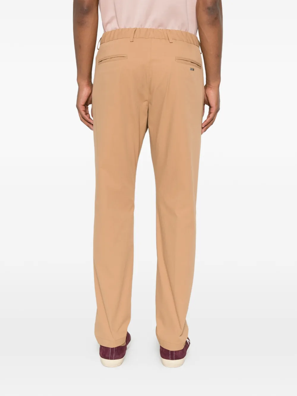 Herno Straight plooibroek Bruin