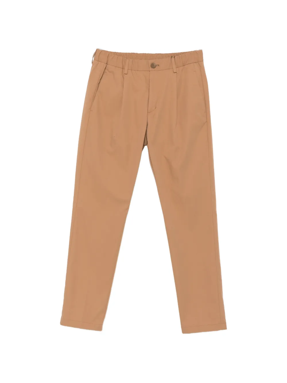 Herno pleated straight-leg trousers - Marrone