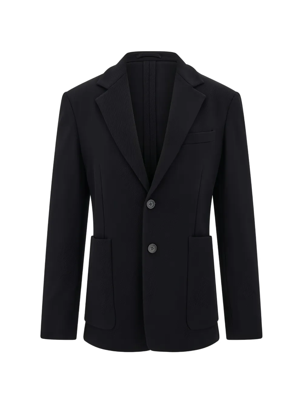 Ferragamo Blazer met enkele rij knopen Zwart