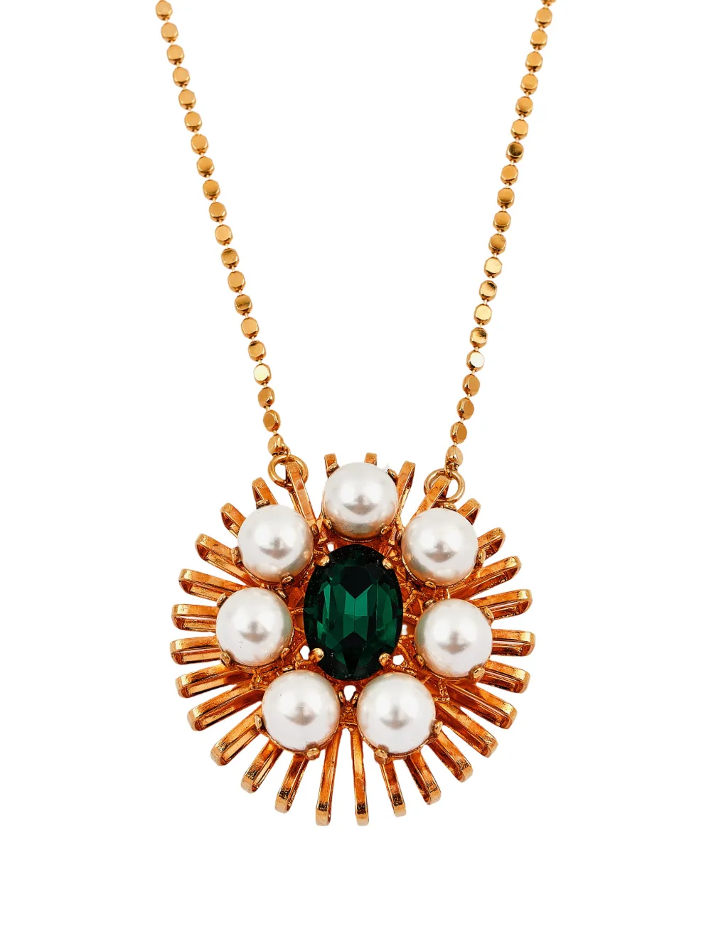 Anton Heunis crystal-embellished faux-pearl necklace - Oro