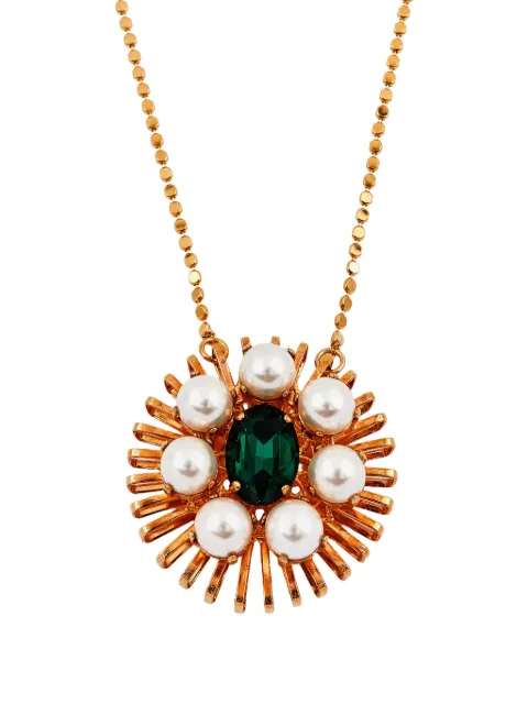 Anton Heunis crystal-embellished faux-pearl necklace