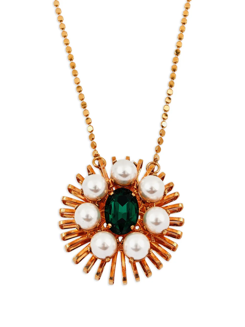 Anton Heunis crystal-embellished faux-pearl necklace - Oro