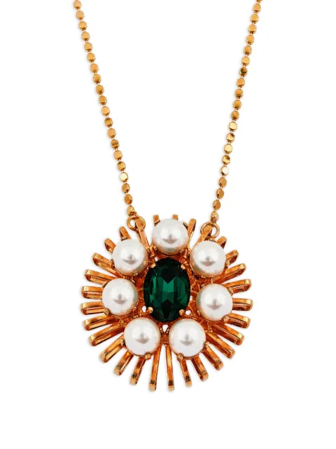 Anton Heunis crystal-embellished faux-pearl necklace