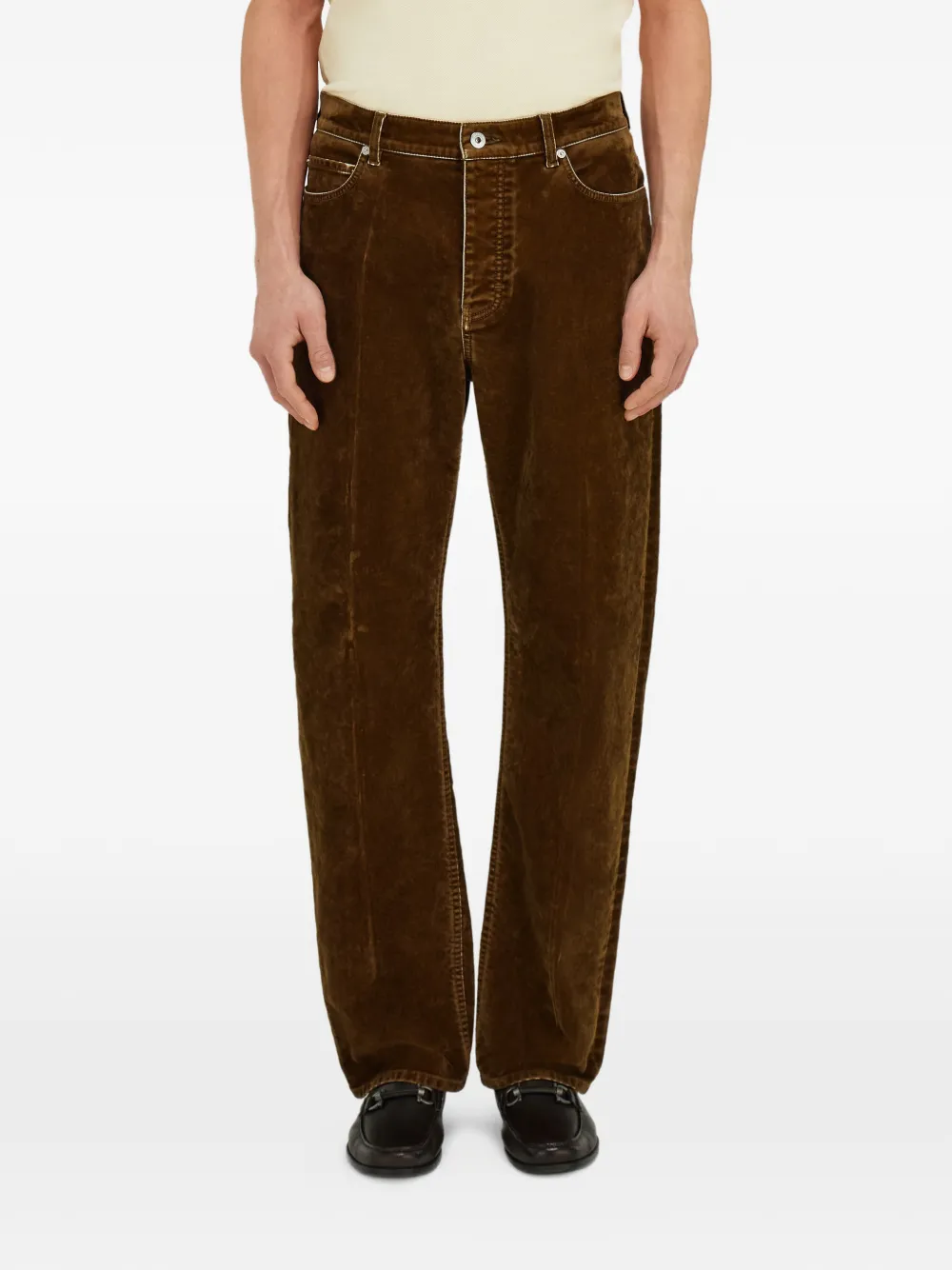 Ferragamo Broek met vijf zakken Bruin