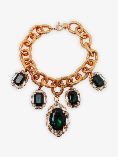 Anton Heunis collar Medusa con detalle de cristal
