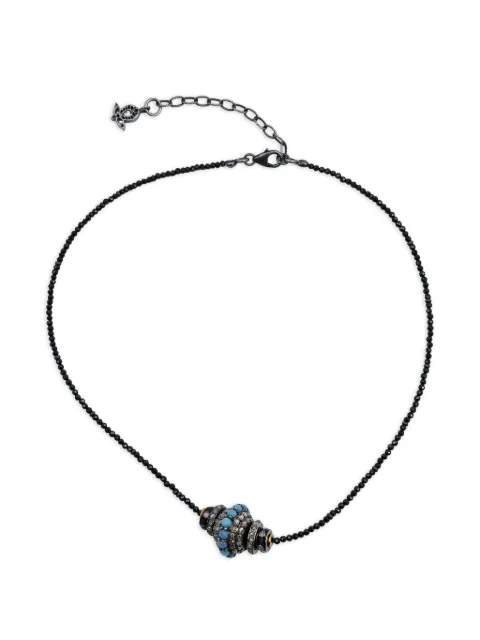 Patricia Arango beaded diamond necklace