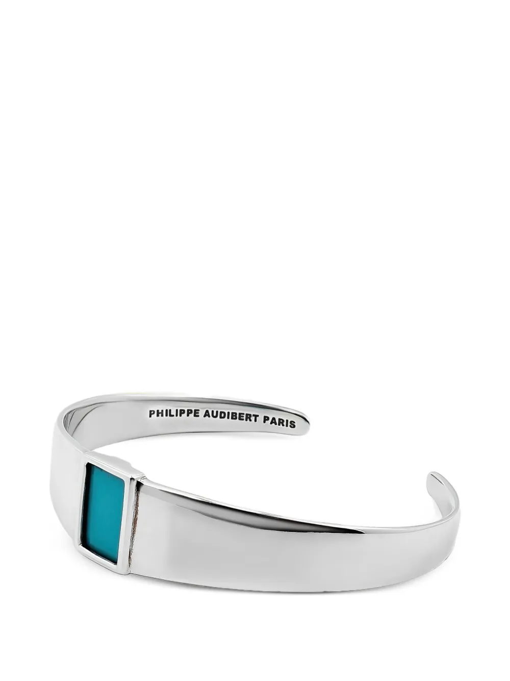  Philippe Audibert Bracelet à Ornements De Pierres - Argent 