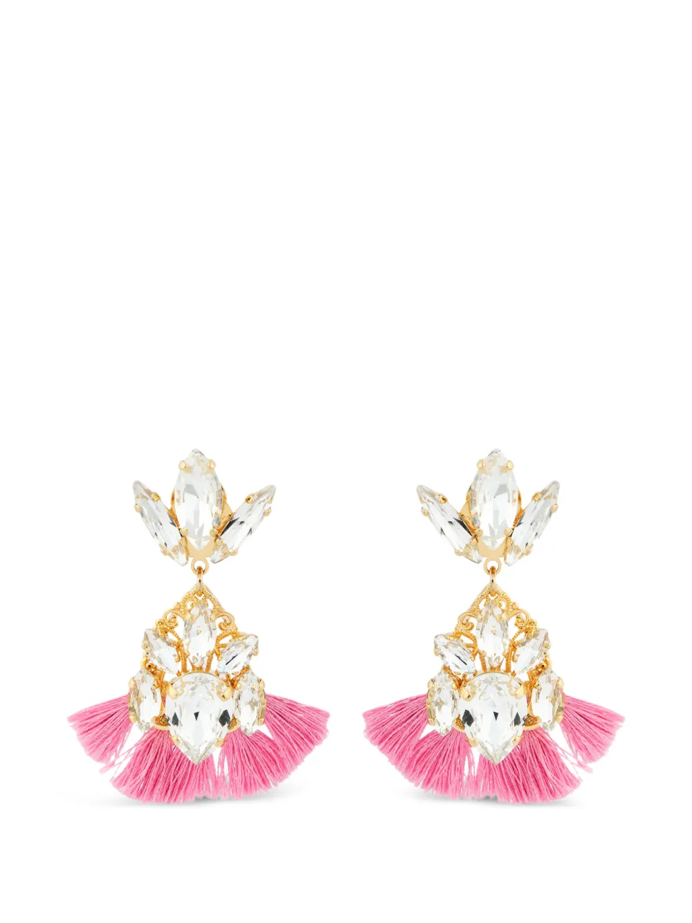 Anton Heunis Orecchini con cristalli - Oro