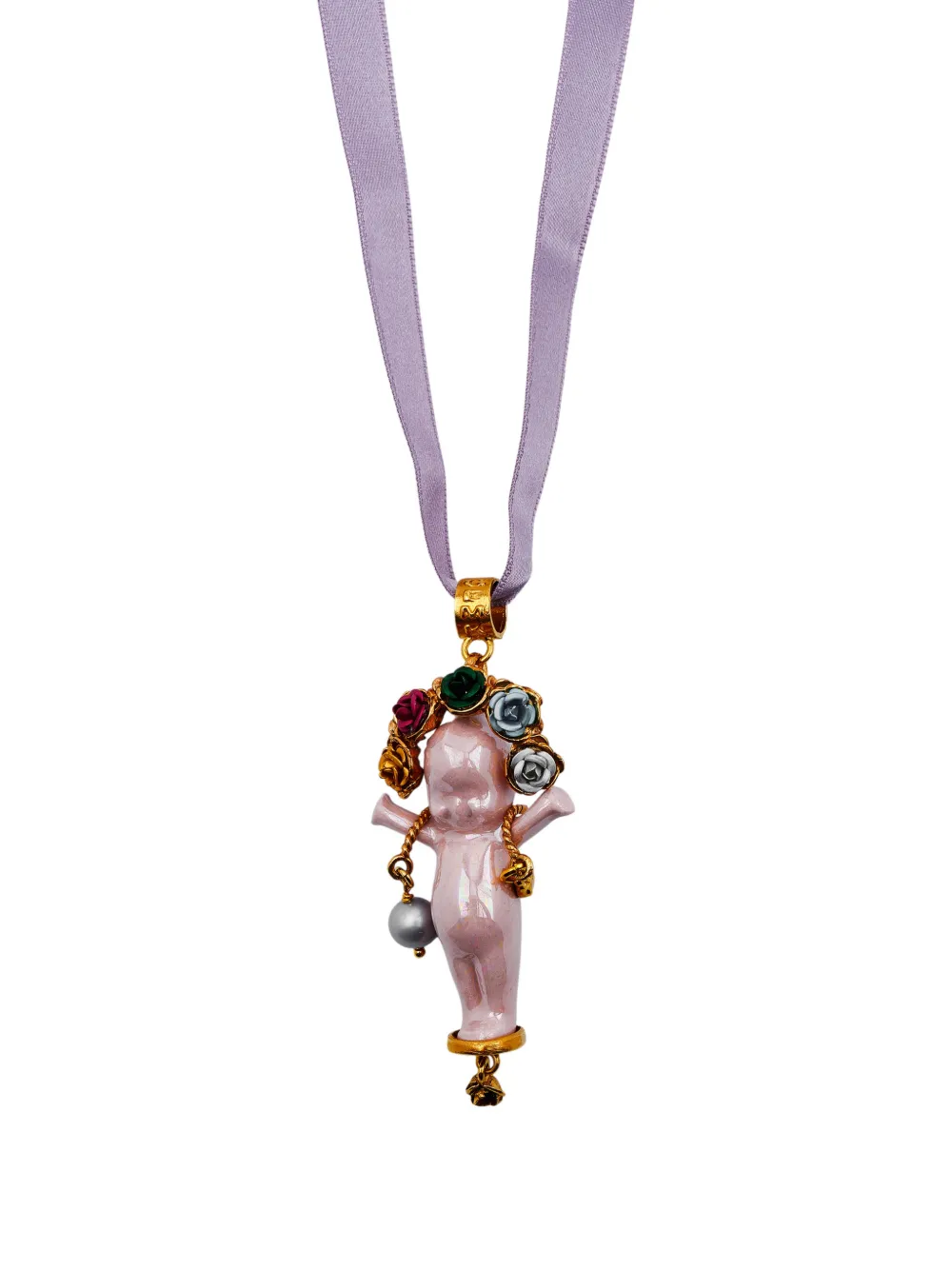 Gem Kingdom Rosie Necklace In Pink