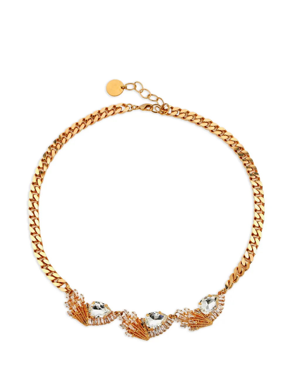 Anton Heunis Serene crystal-embellished necklace - Oro