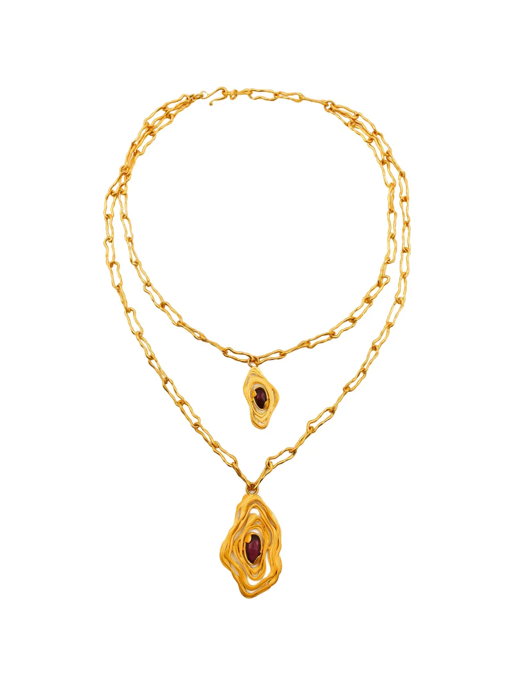 Jude Benhalim Nebula layered pendant necklace - Oro