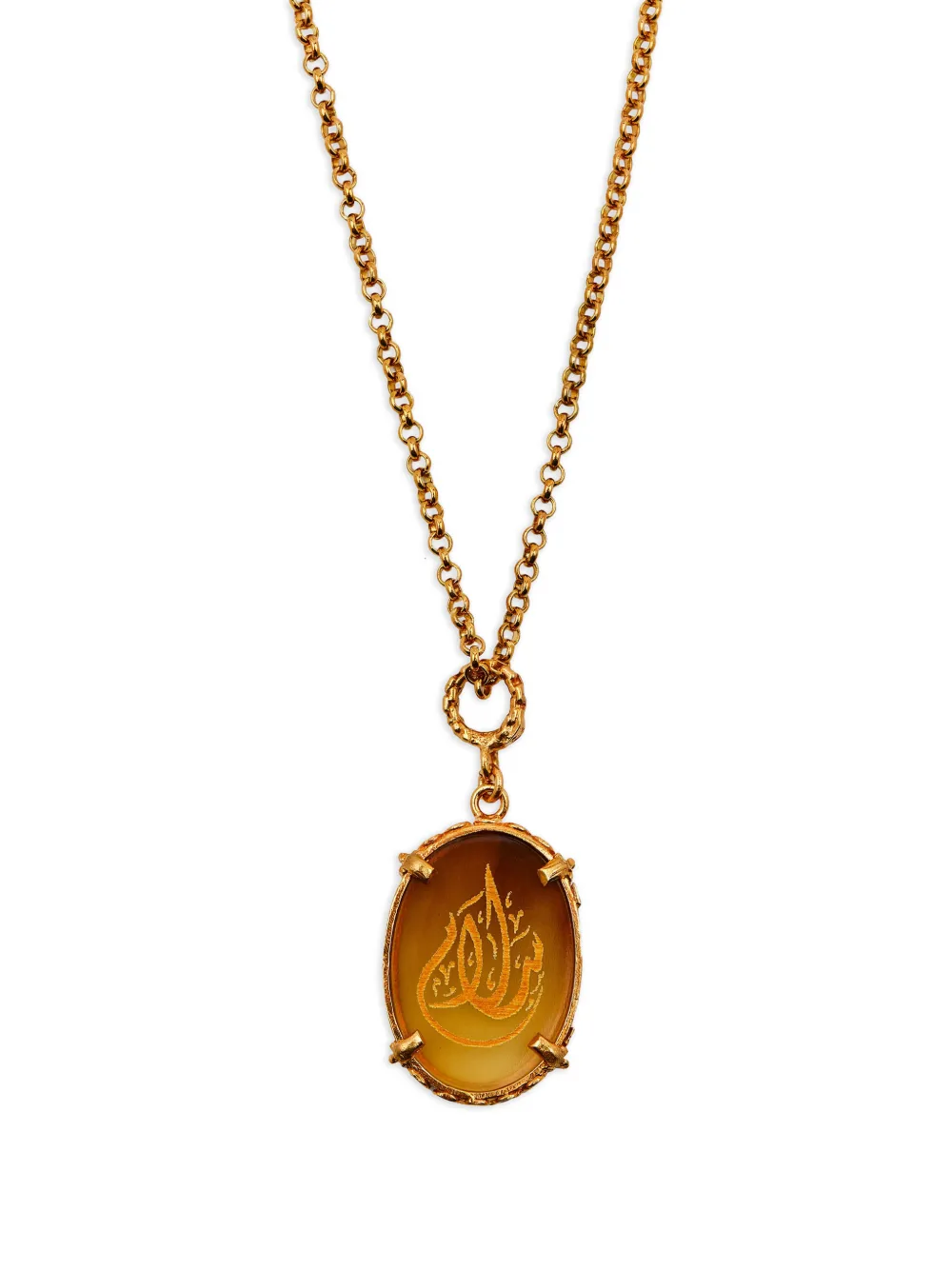 Gem Kingdom engraved necklace - Oro