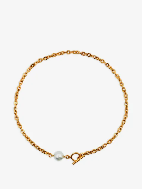 Ben Amun collar con detalle de perlas