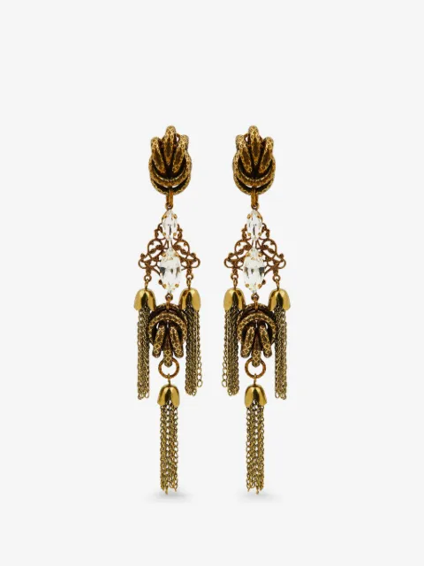 Anton Heunis aretes Nala con detalle de cristal