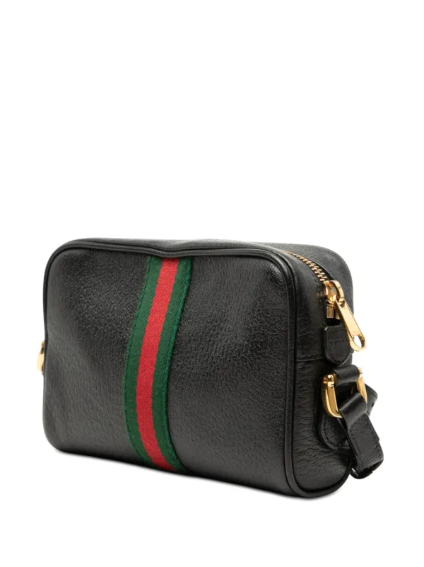 GUCCI オフィディア ショルダーバッグ ブラック Gucci Pre-Owned 2016-2026 ミニ レザー オフィディア ショルダー