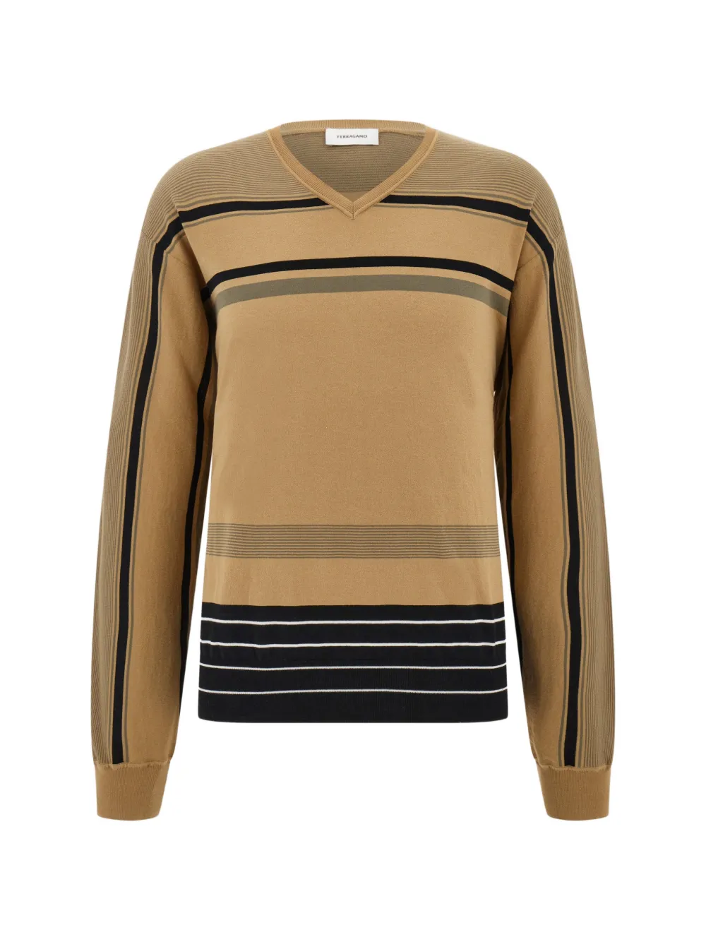 Ferragamo V-neck sweater - Neutrals