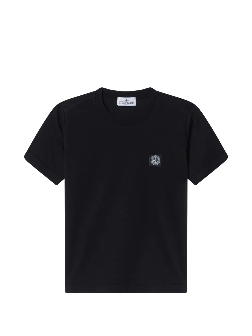 Stone Island Junior logo-patch T-shirt - Schwarz