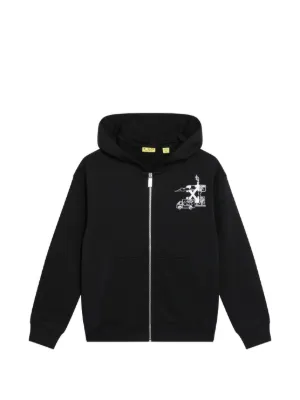 Burberry Kids ジップアップ パーカー | ブラック | FARFETCH JP