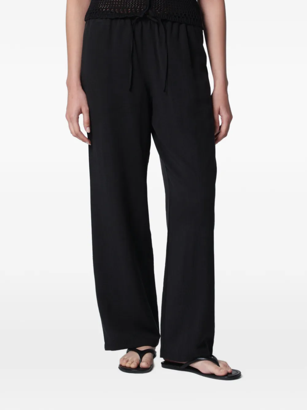 DUNST drawstring-waist trousers - Nero