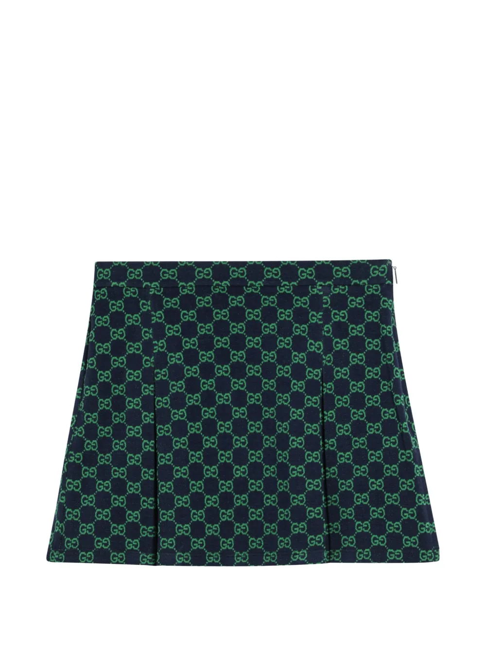 Gucci Kids Plooirok met GG-monogram Blauw