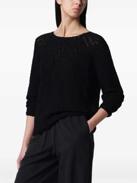 DUNST suéter tejido de crochet con cuello en V