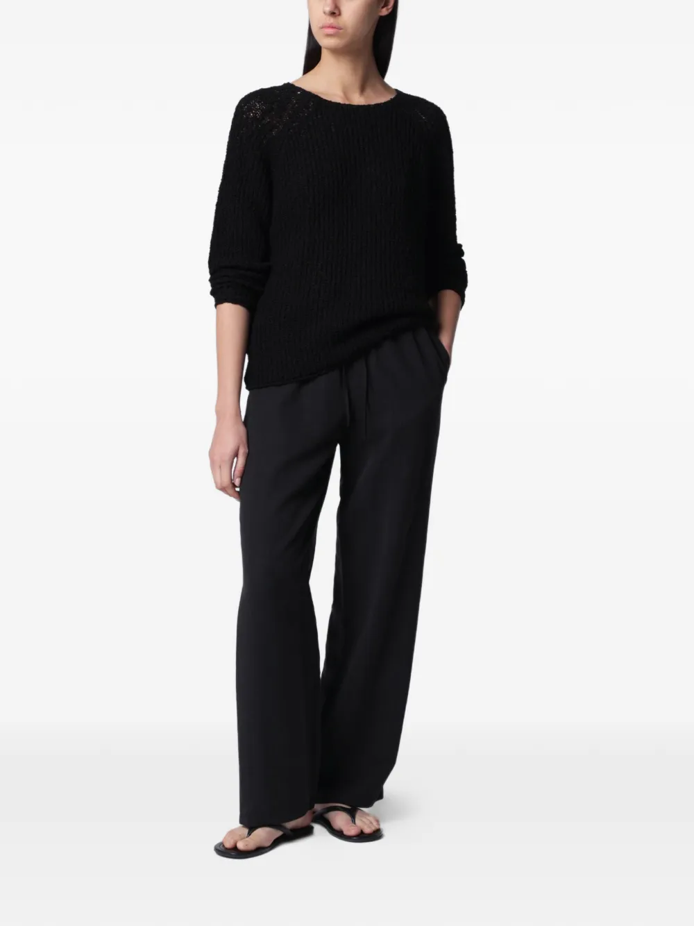  Dunst Jersey Con Cuello Redondo - Negro 
