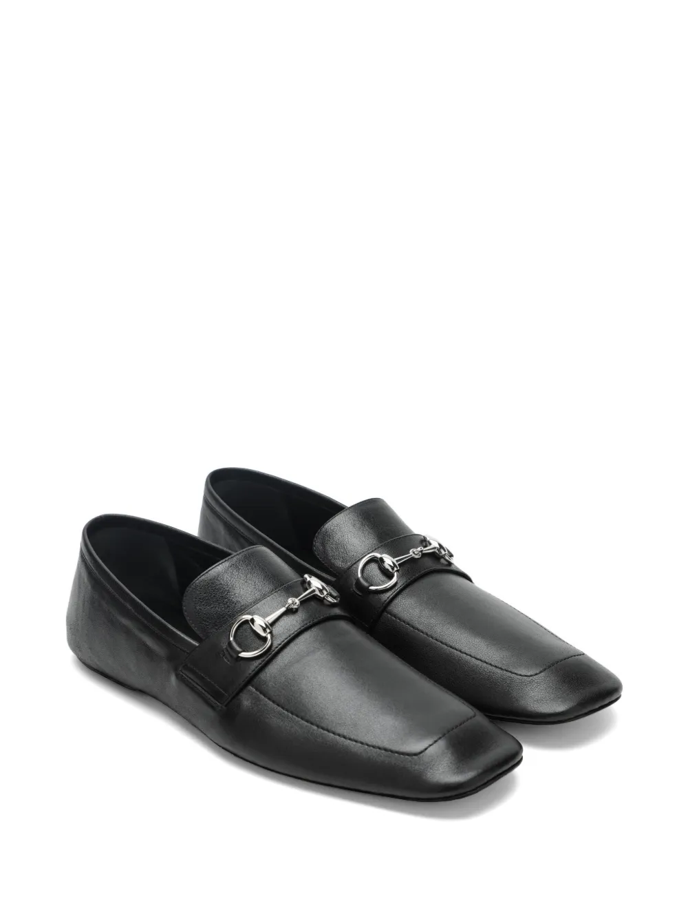 Gucci Horsebit leren loafers Zwart