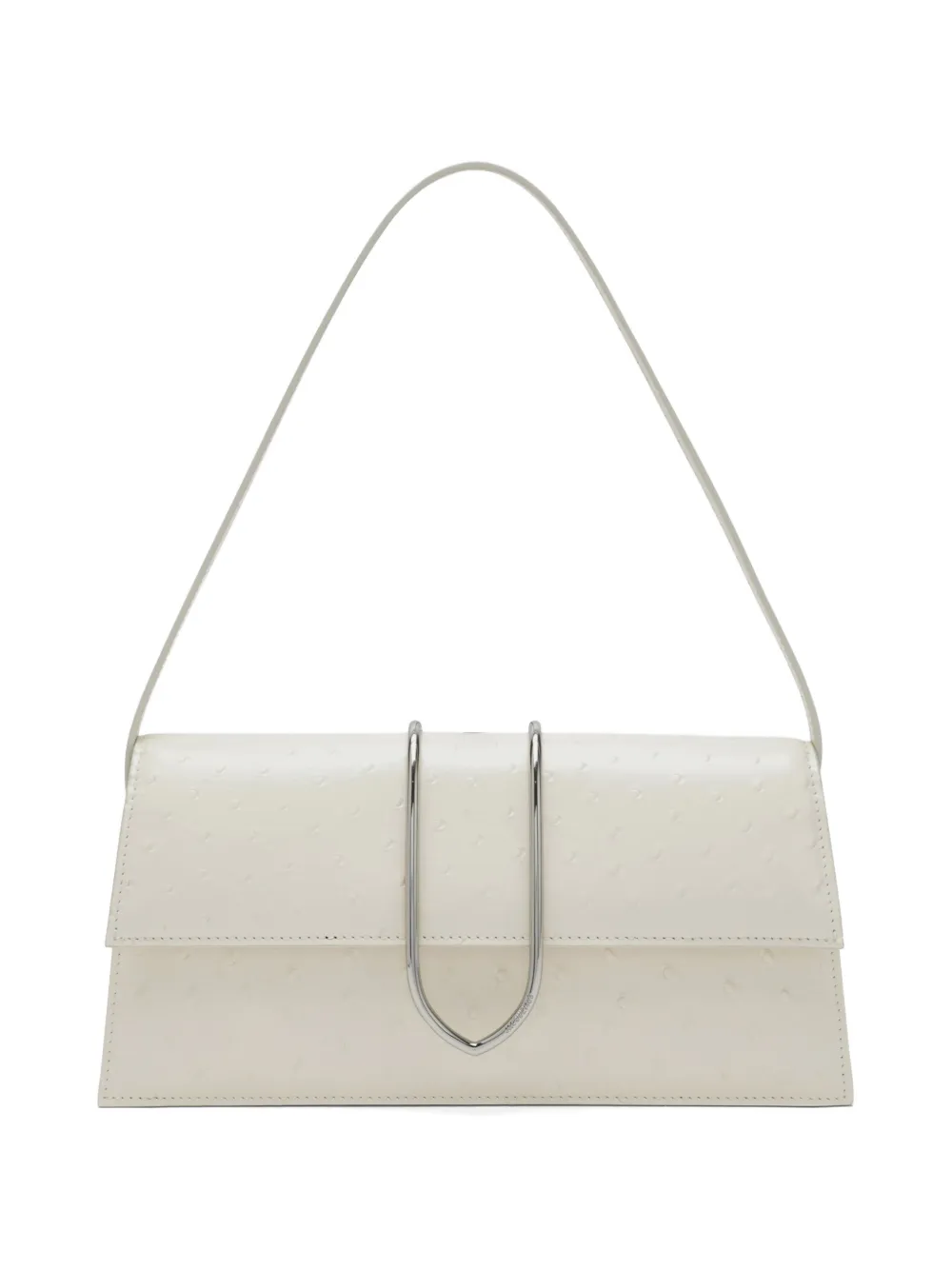 Jacquemus Le Bambino Long calfskin tote bag - Neutrals