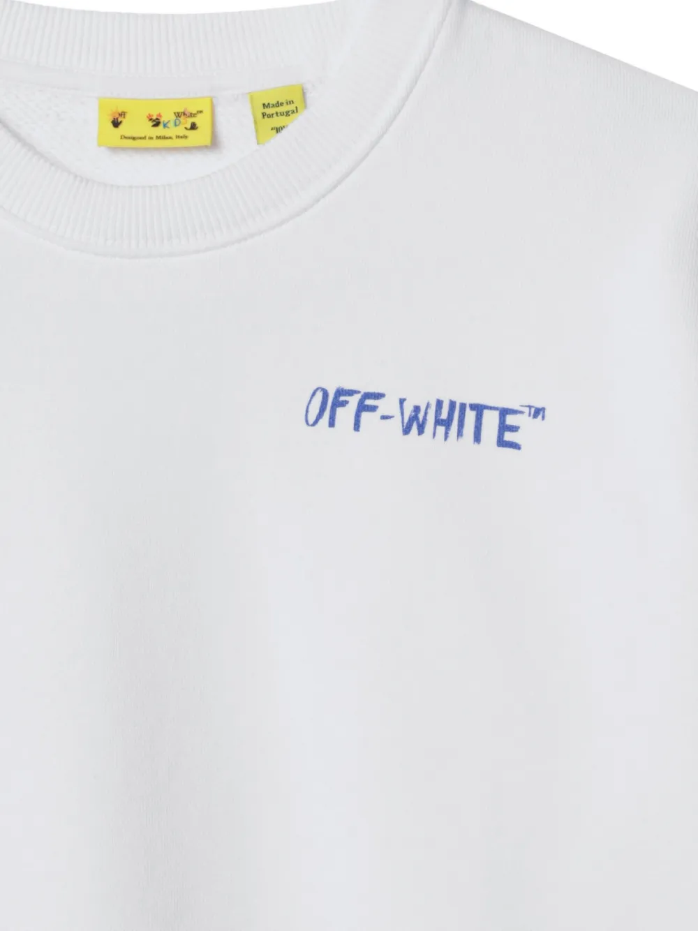 Off-White Kids Arrow Sketch sweater Wit