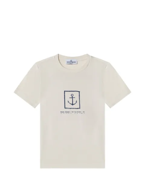 Stone Island Junior anchor-print T-shirt
