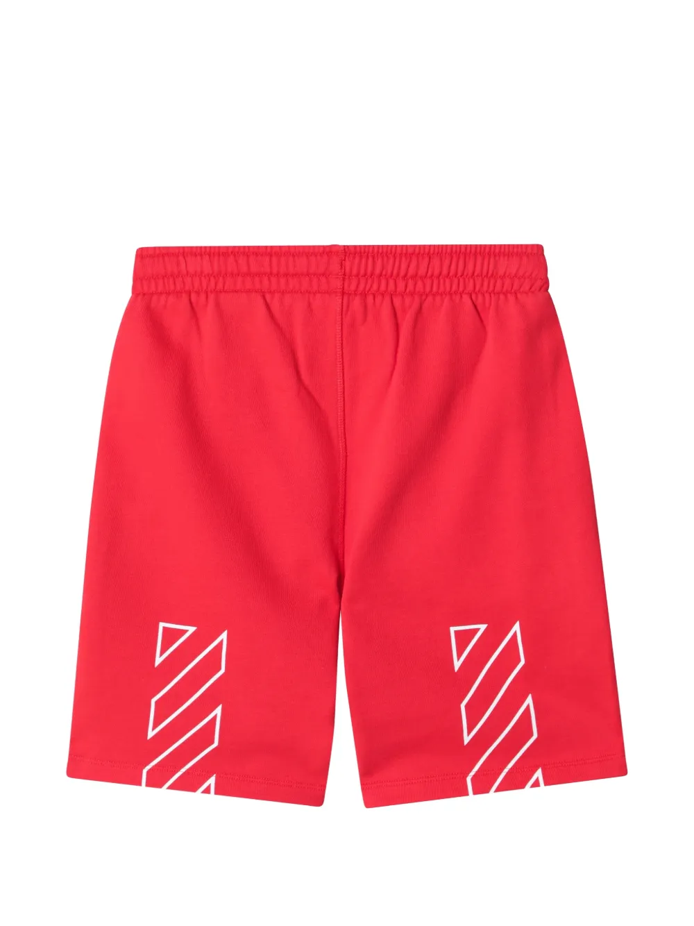 Off-White Kids Bookish Diag shorts Rood