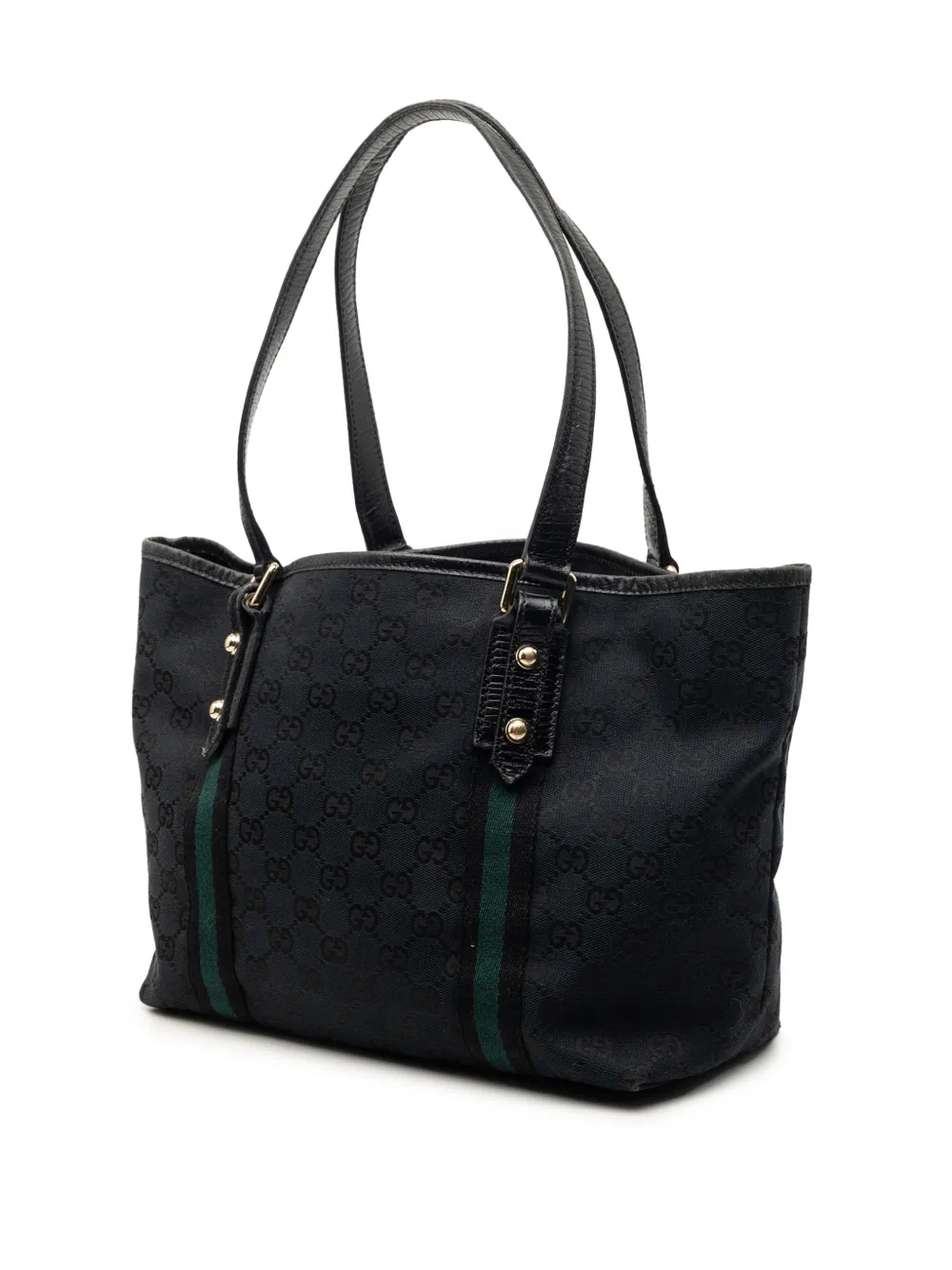 Gucci Pre-owned Bolso Shopper Jolicoeur Con Estampado Gg Clásico 2000-2015 - Negro 