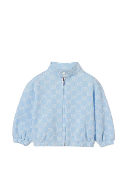 Gucci Kids GG cotton-piqué jacket