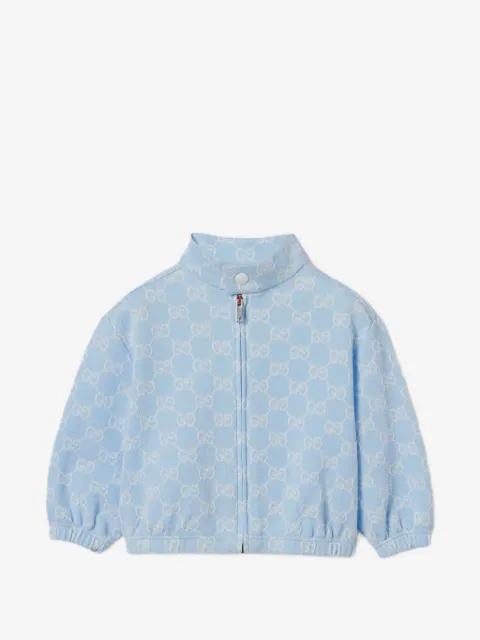 Gucci Kids GG cotton-piqué jacket