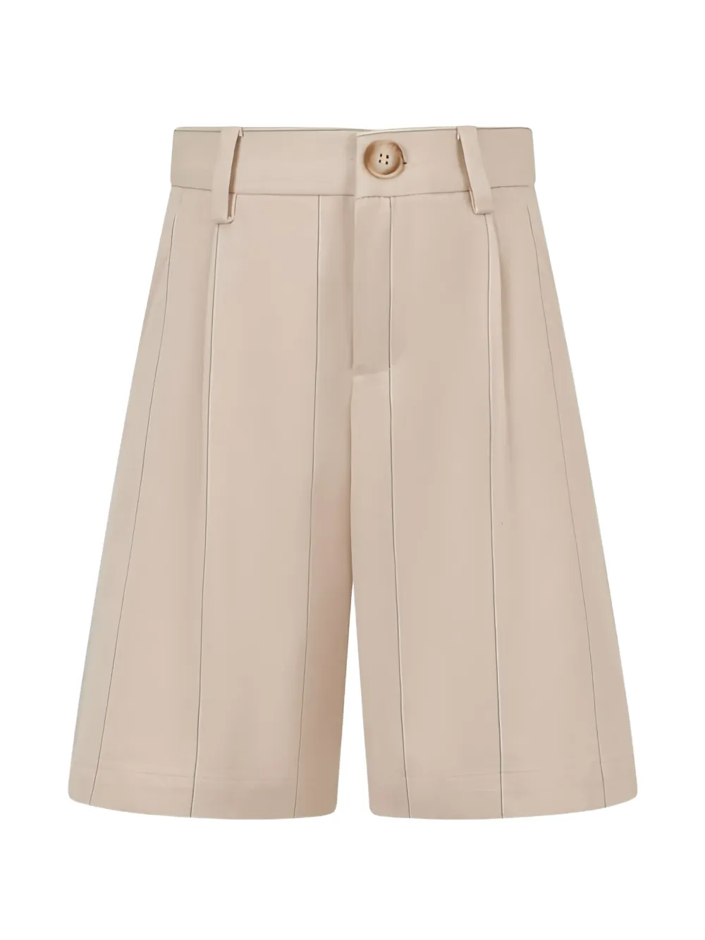 Fay Kids vertical-stripe pleated shorts - Toni neutri